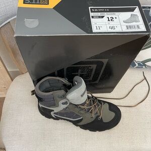 5.11 Tactical Black and Gray Boots
